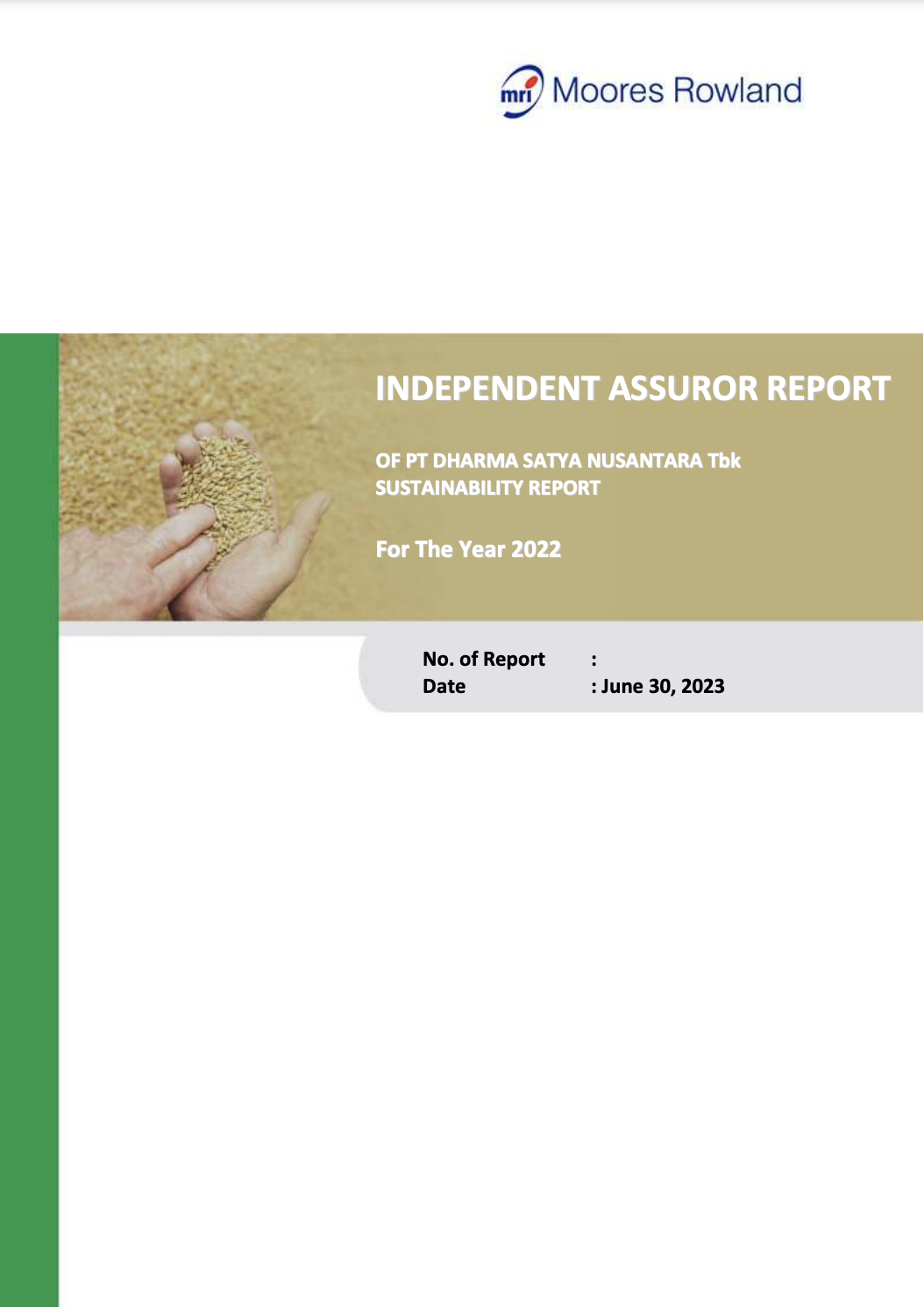 Assurance Sustainability Report 2022