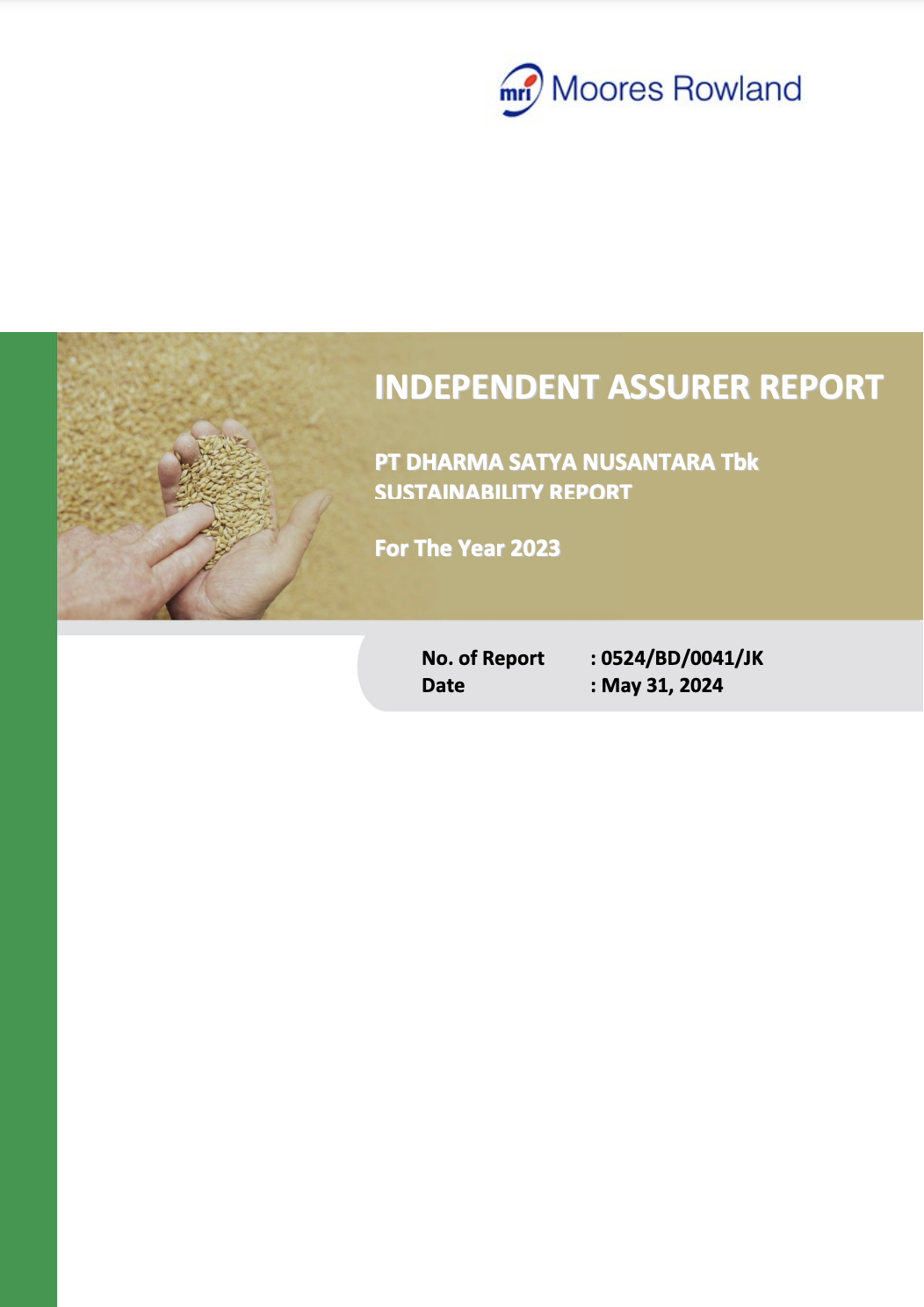 Assurance Sustainability Report 2023